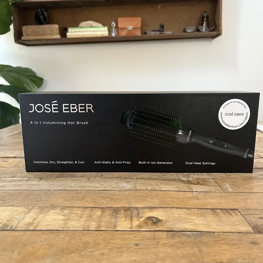 Jose Eber 4 in 1 Volumizing Hot Brush And Digital Straightening Brush